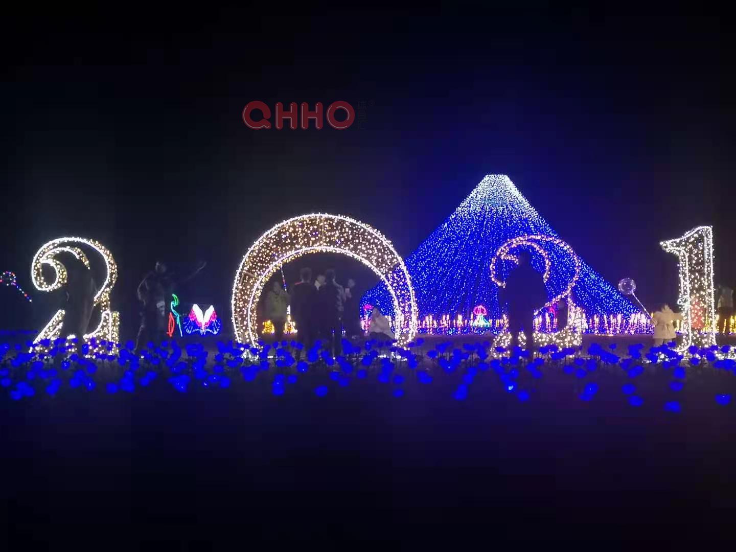 所以很多生态公园,森林公园,海洋公园这种主题公园在开始做灯光节