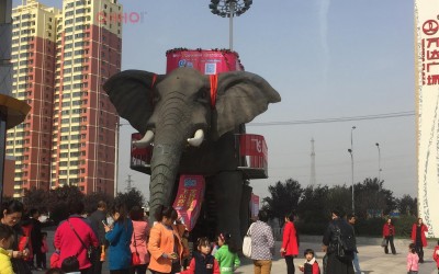 彭州机械大象出租厂家 巡游大象出租