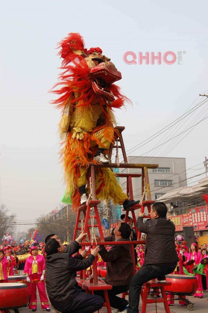 成都开业庆典 春节舞龙舞狮表演