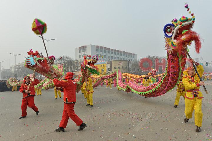 成都舞台搭建 ​龙狮庆典：南狮与北狮