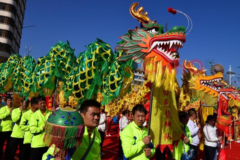 德阳场地布置 南方舞龙风格特点