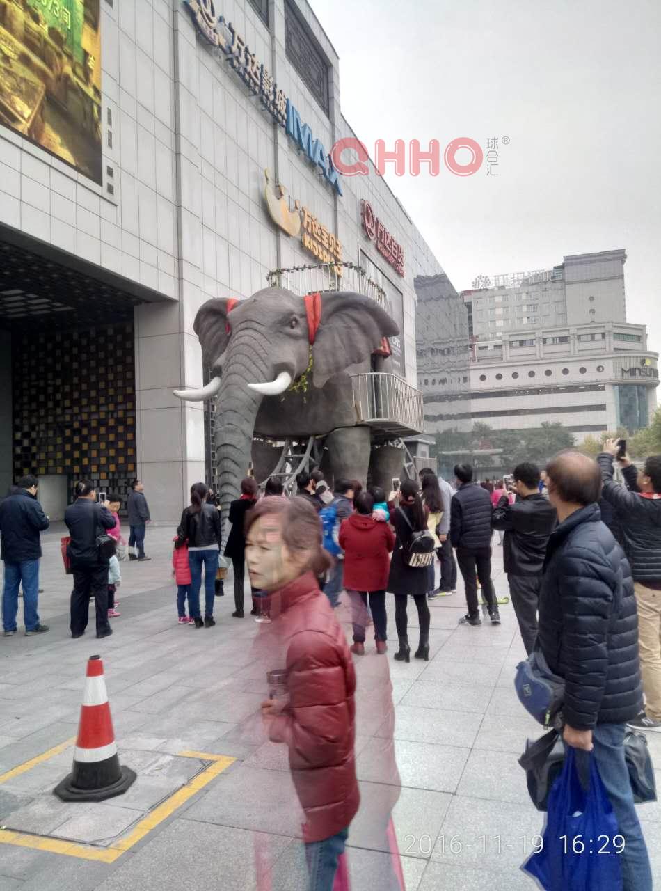 兰州机械大象出租厂家 巡游大象租赁