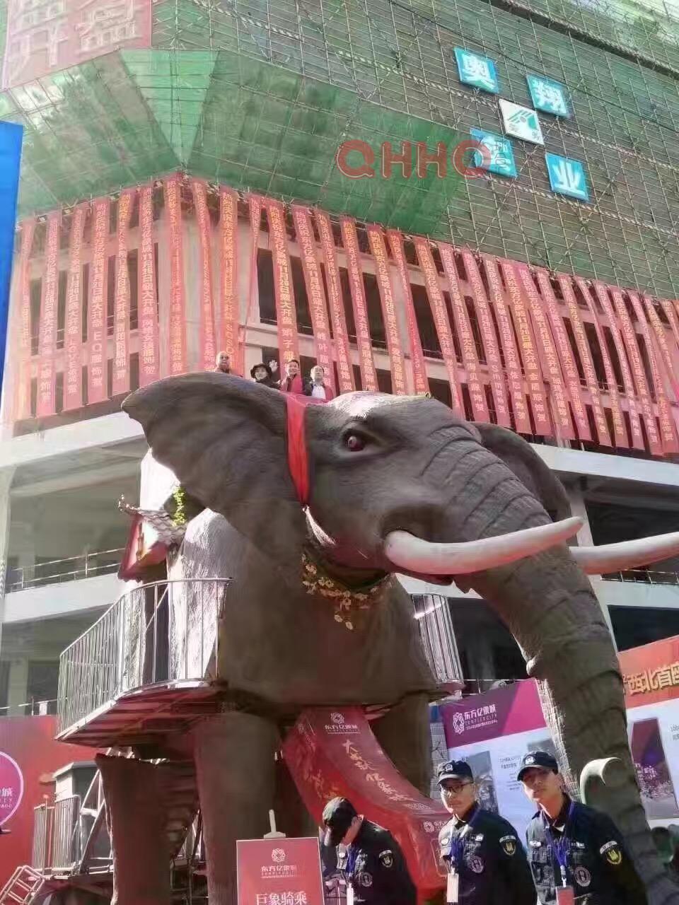 自贡机械大象出租厂家 巡游大象出租