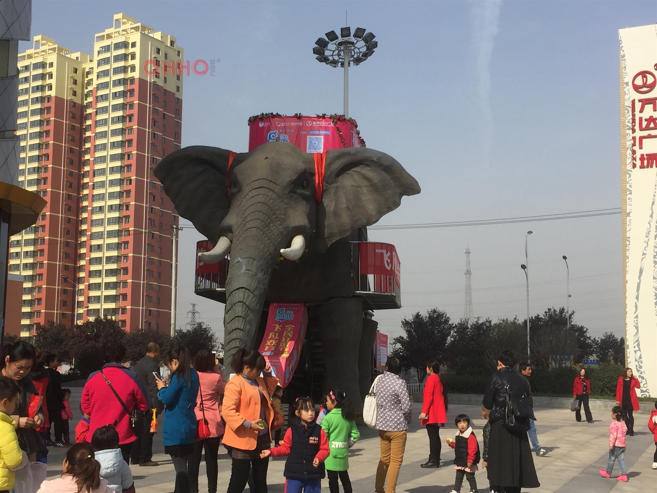 彭州机械大象出租厂家 巡游大象出租