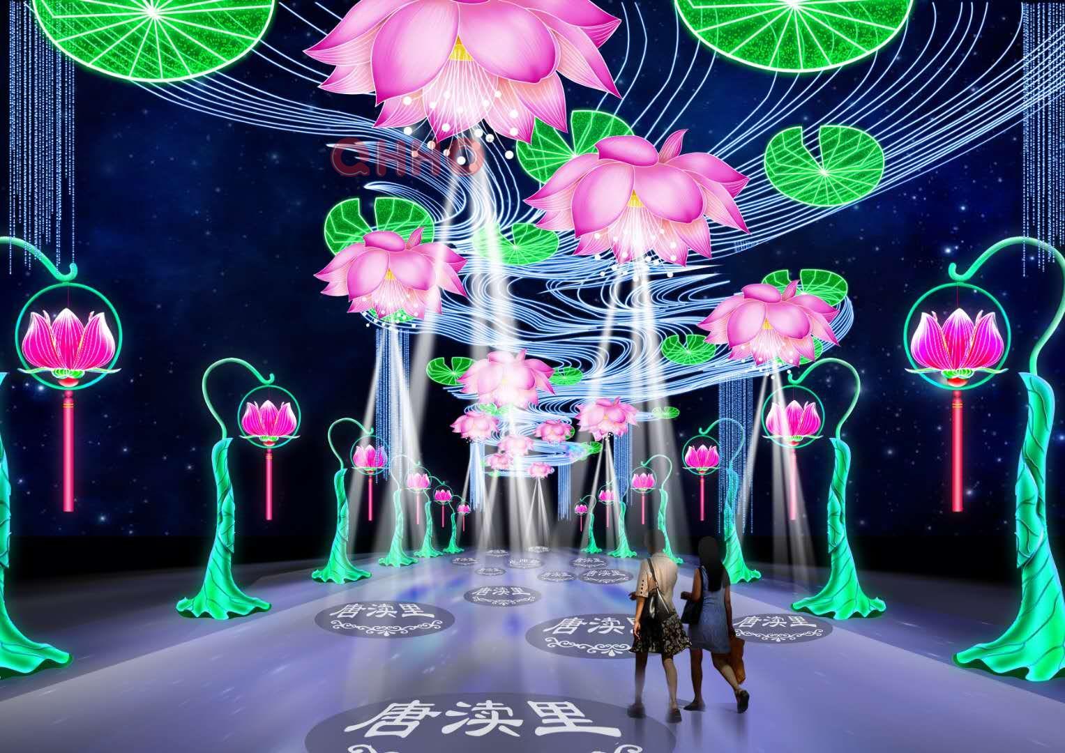 仁寿灯光节制作 景区夜游项目咨询